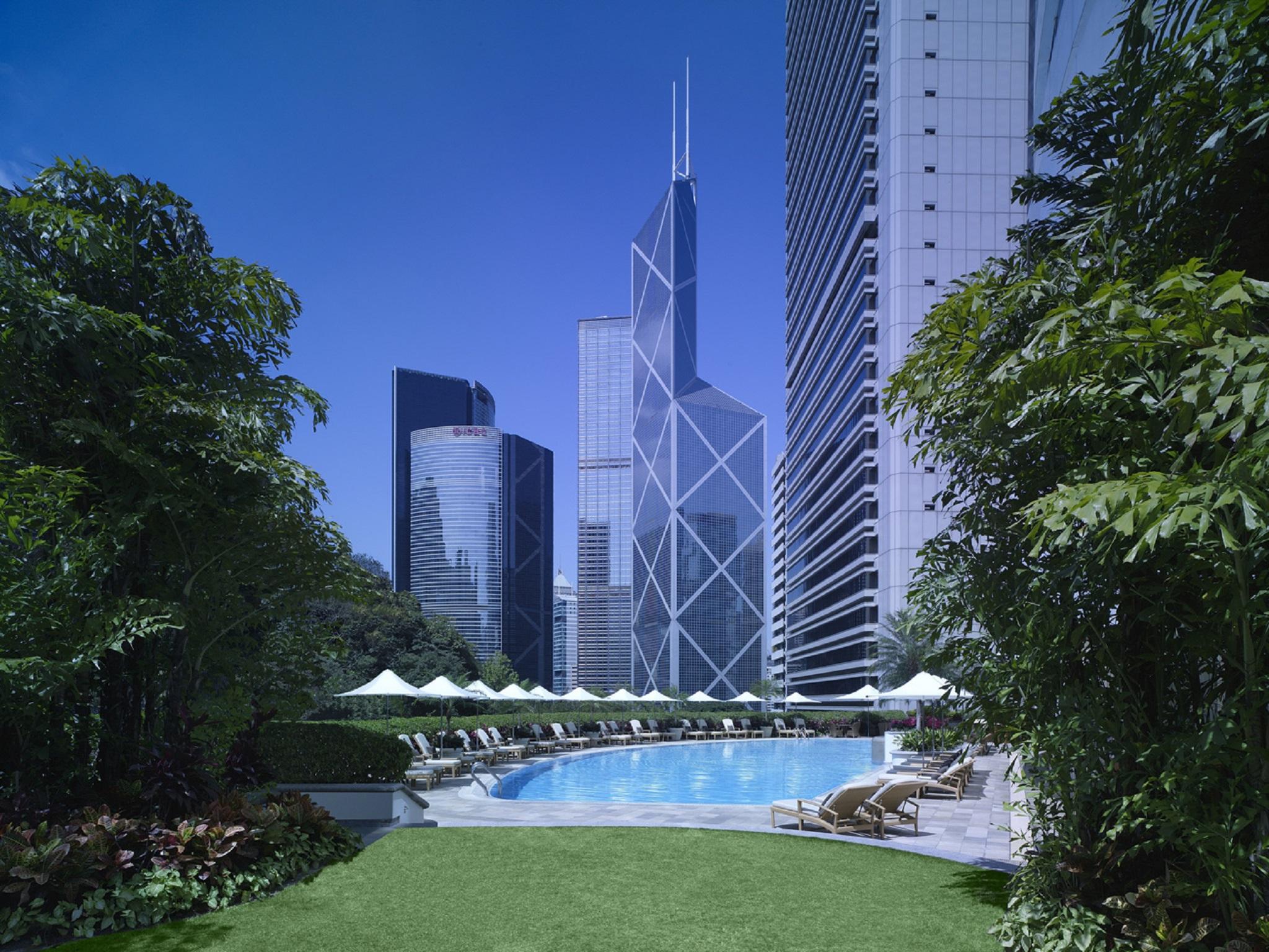 Island Shangri-La, Hongkong Exterior foto